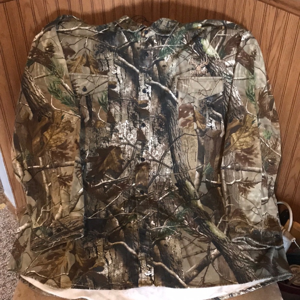 RedHead Men’s Camo Button Down 5XLT